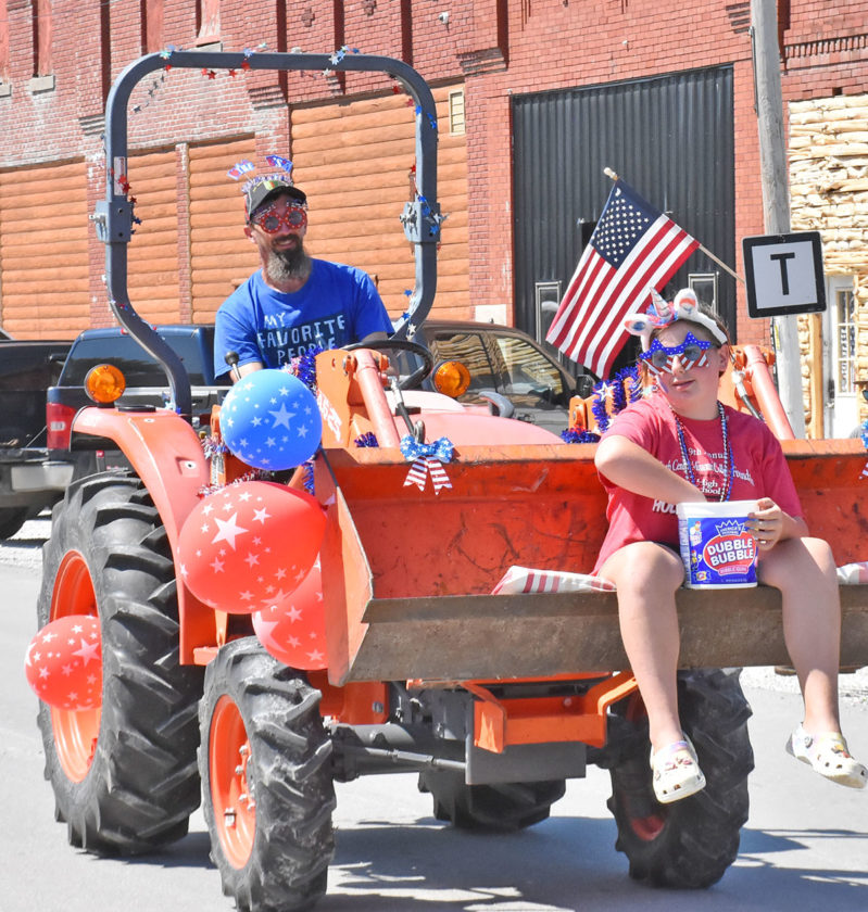 Ridgeway, MO: Ridgeway Fourth of July Parade held Thursday, July 4th.